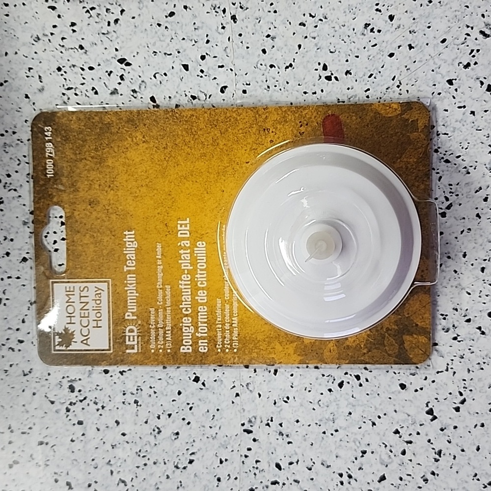 Beautiful large led tealights, 3 AAA batteries included. Set of 2